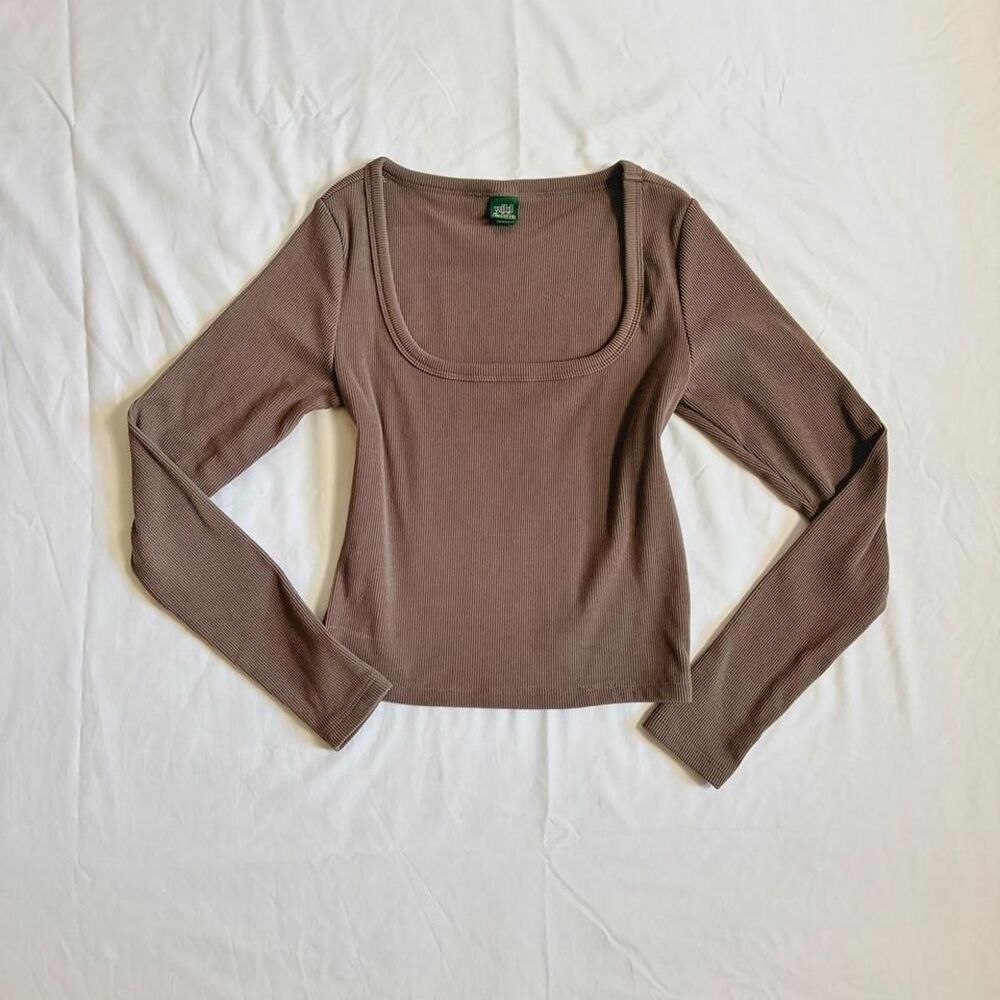 Wild-fable Women's Brown and Khaki Shirt